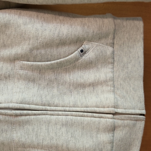 Lucky Brand Girls' Full Zip Sherpa Fleece Hoodie Putty Beige Heather Size 10-12 - Picture 4 of 12
